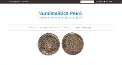 Desktop Screenshot of numismaticapeiro.net