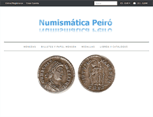 Tablet Screenshot of numismaticapeiro.net